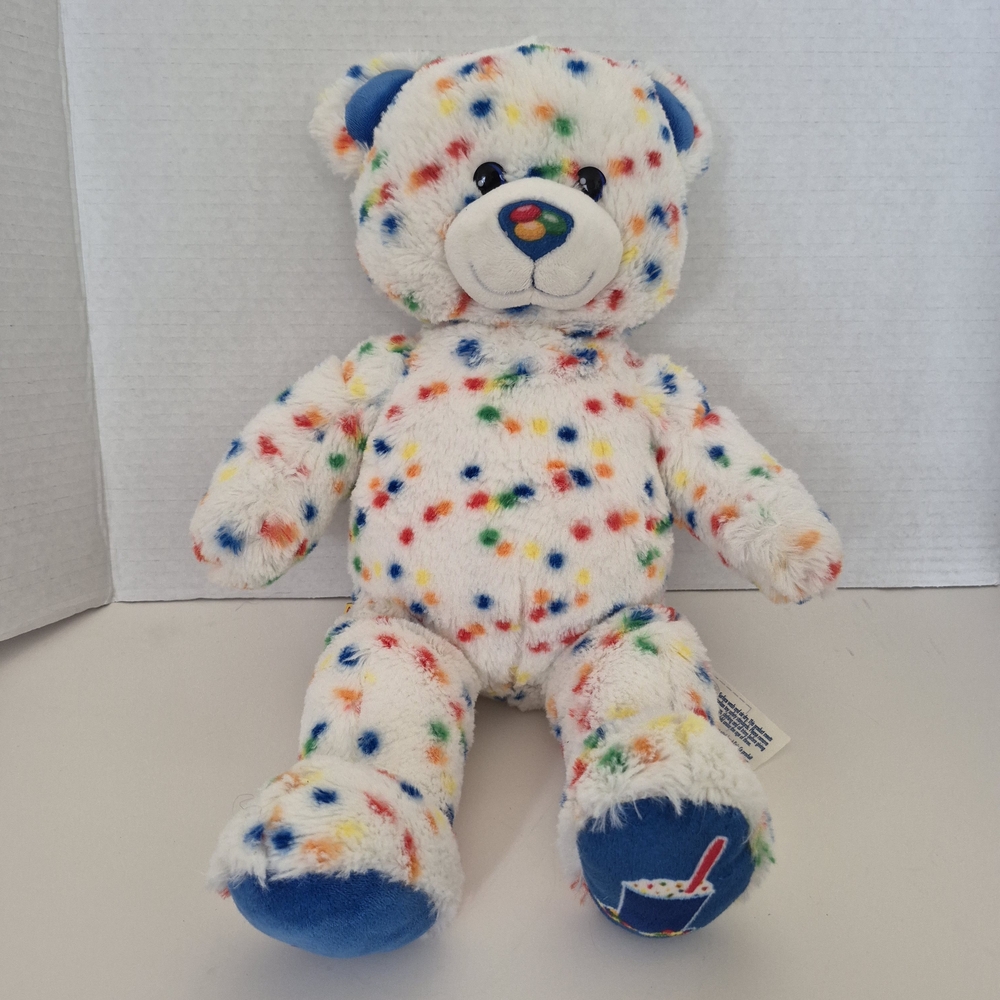 Build A Bear Dairy Queen Blizzard Confetti Teddy Bear Plush